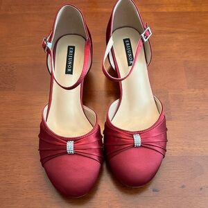 Women's Low Satin Heels